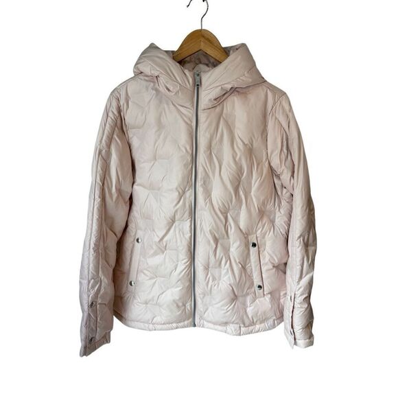 Sam Edelman Pink/Light Peach PRE-MOLD QUILTED SHORT JACKET - Picture 3 of 13